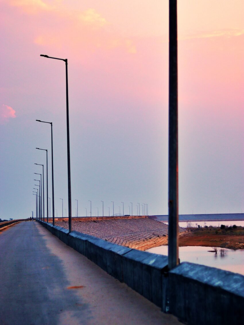 Beautiful evening in Kondapochamma sagar reservoir roadtripsofindia