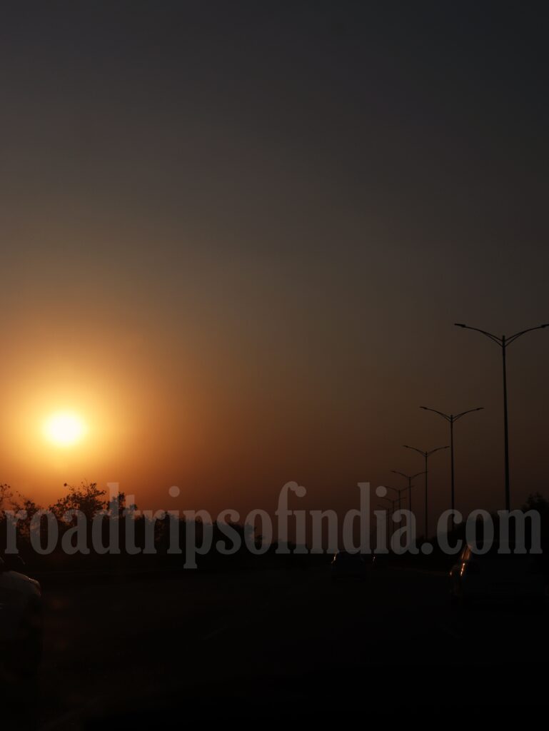 Sunset view at Koheda gutta roadtripsofindia.com