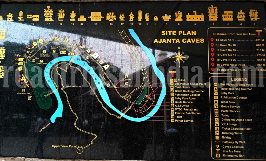 Site Plan Ajanta Caves
ajanta caves in maharashtraroadtripsofindia.com