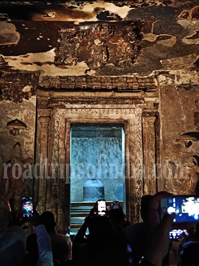 Shiva linga at Kailasa Temple
roadtripsofindia.com