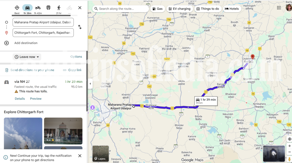 Chittorgarh Fort Rajasthan, roadtripsofindia.com