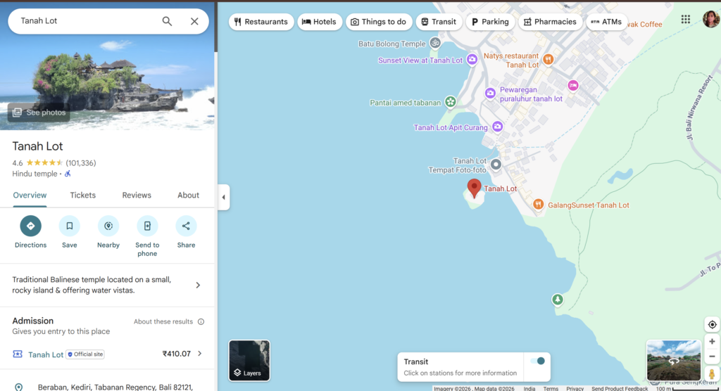 Tanah Lot Temple, roadtripsofindia.com